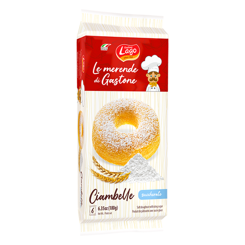 Gastone Lago Le merende CIAMBELLE Zuccherate DONUTS Sugary 180gr