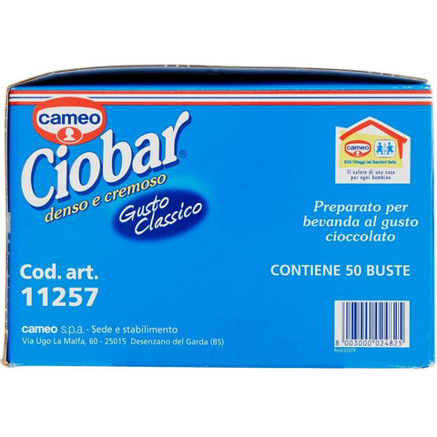 Cameo Ciobar Classico Hot Chocolate 50 sachets (1250g)