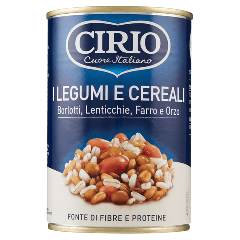 Cirio Cereals, Légumineuses Cirio I Legumi e Cereali Légumineuses et Céréales 410g 8000320413643