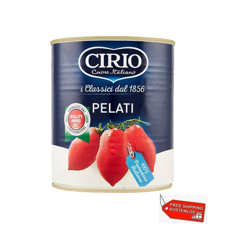 Cirio peeled tomatoes 24x Cirio Pomodori Pelati Peeled Tomatoes 800g 8000320010033