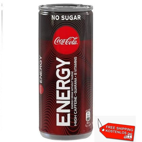 Coca Cola Energy ZERO (24x250ml) Sugar free - Italian Gourmet UK