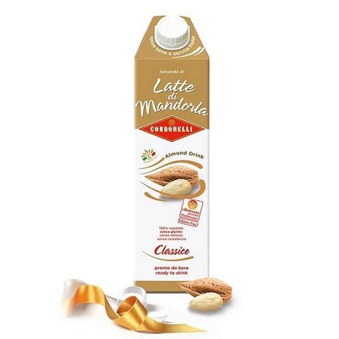 Condorelli Latte di mandorla Almond milk natural gluten free (1L) - Italian Gourmet UK
