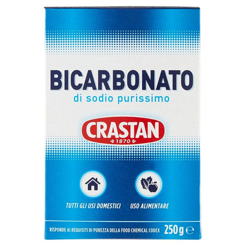 Crastan Bicarbonato di Sodio Puro Pure Sodium Bicarbonate 250g - Italian Gourmet UK