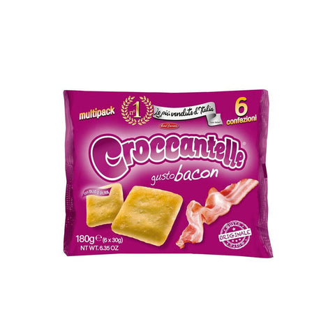 Croccantelle Snack Croccantelle Multipack Snack Gusto Bacon 180g