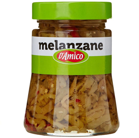 D'Amico Aubergine D'Amico Melanzane A Filetti aubergine fillets in a glass size 280 8005695003017