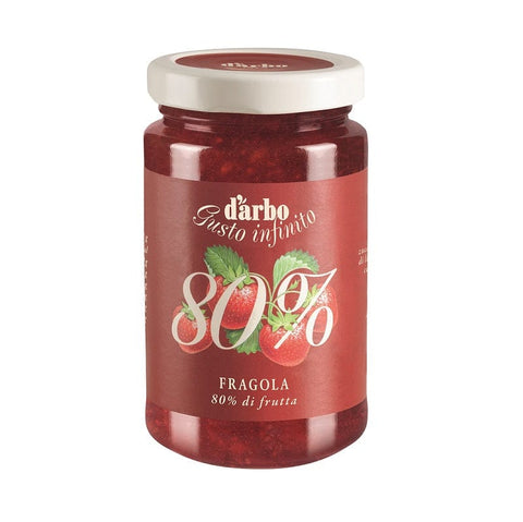d'arbo Spreadable cream d'arbo Gusto Infinito Fragola Spreadable Strawberries Cream Fruit Spreads 80% Fruit 250g