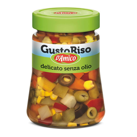 D'Amico Gustoriso delicato Condimento per Riso senza olio Seasoning for rice without oil 290gr