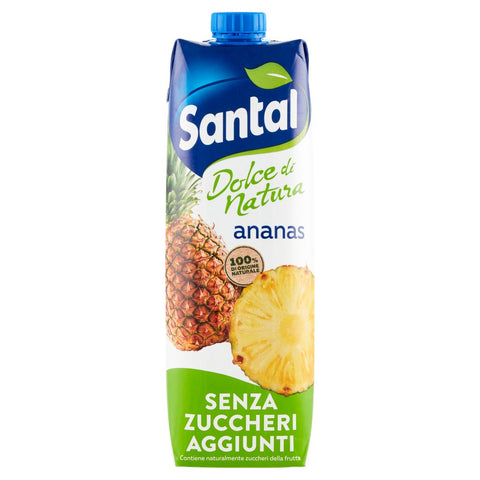 Parmalat Santal Succo di Frutta ANANAS Dolce di Natura Senza zuccheri aggiunti Dolce di Natura Pineapple Fruit Juice Without added sugar 1lt