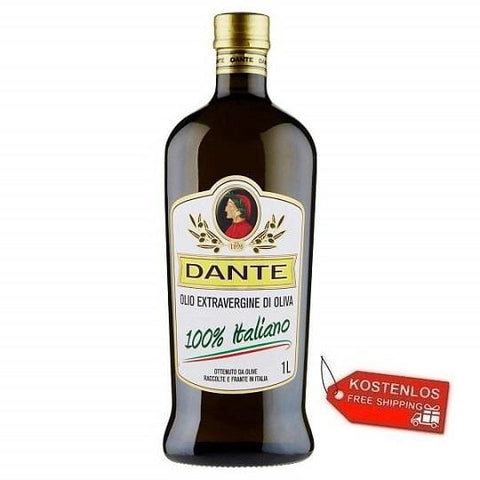 6x Dante 100% Italian extra virgin olive oil 1Lt - Italian Gourmet UK