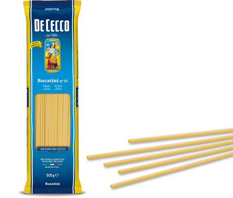 De Cecco Bucatini n. 15 500G - Italian Gourmet UK