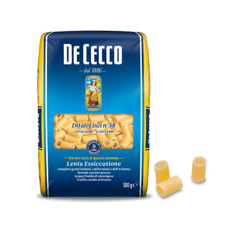 De Cecco Ditali lisci n. 58 500G - Italian Gourmet UK