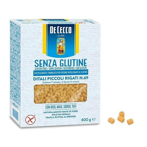 De Cecco Ditali piccoli Gluten free pasta (400g) - Italian Gourmet UK