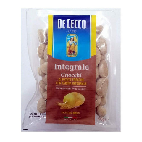 De Cecco Gnocchi di patate integrali pasta 500g - Italian Gourmet UK