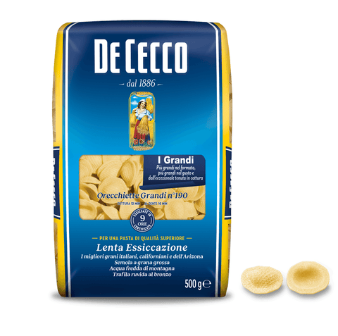 De Cecco Pasta De Cecco Orecchiette Grandi n°190 Durum Wheat Semolina Pasta 500g