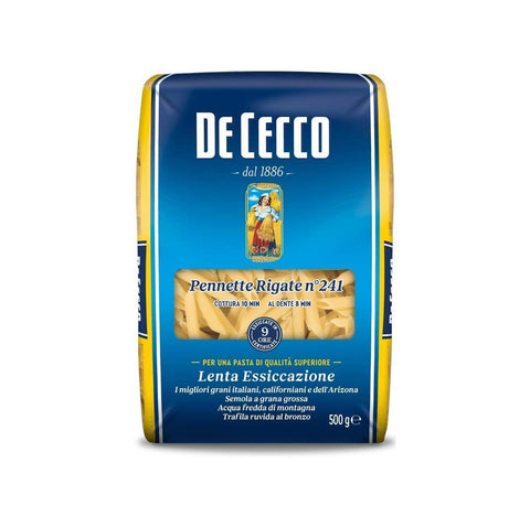 De Cecco Pennette Rigate pasta 500g - Italian Gourmet UK