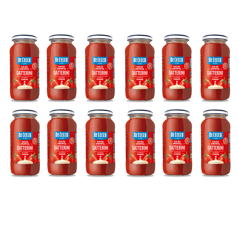 De Cecco Tomato sauce 12x300g De Cecco Salsa Pronta Datterini con Cipolla di Giarratana 300g 8001250015327