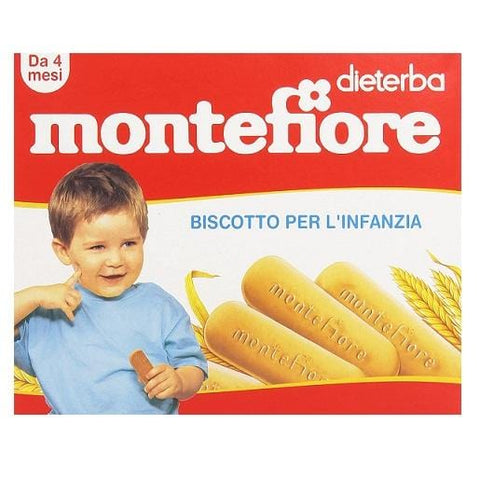 Dieterba Montefiore child biscuits from 4 months 360g - Italian Gourmet UK