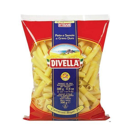 Divella Canneroni rigati Italian pasta 500g - Italian Gourmet UK