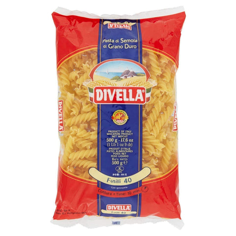 Divella Fusilli n.40 Italian pasta 500g - Italian Gourmet UK