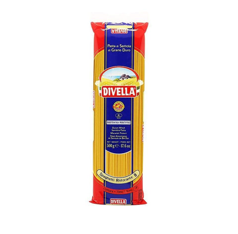 Divella spaghetti ristorante 8 italian pasta 500g - Italian Gourmet UK