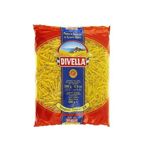 Divella Spaghetti Tagliati n ° 69 pasta 500g - Italian Gourmet UK