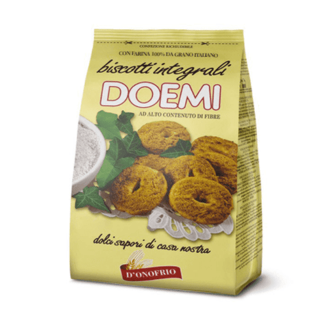 Doemi Biscotti Integrali Whole Wheat Biscuits 750g - Italian Gourmet UK