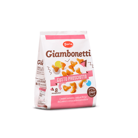Doria Giambonetti Multipack Ham Flavored Pretzels 320g - Italian Gourmet UK