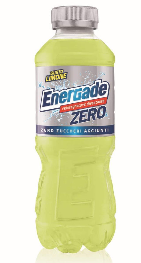 Energade Limone Zero Energy Drink Lemon Sugar Free PET 50cl - Italian Gourmet UK