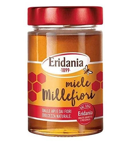 Eridania Miele Millefiori wildflower honey natural sweetener 500g - Italian Gourmet UK