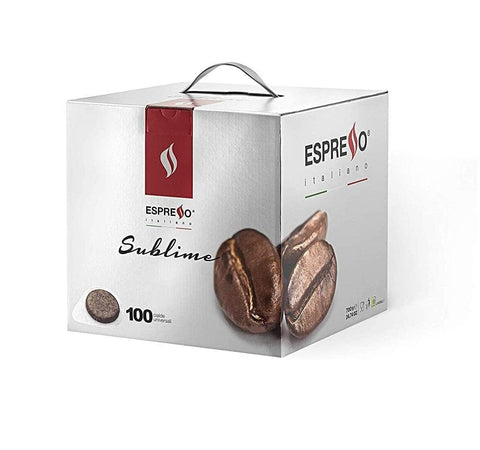 Espresso Italiano cialde Sublime espresso coffee 100 pods box - Italian Gourmet UK