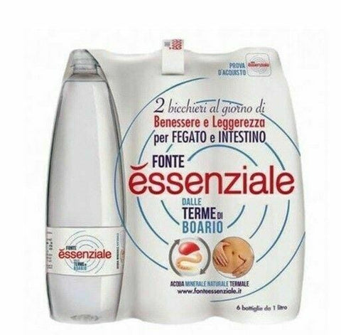 Acqua Fonte essenziale Still Mineral Water (6x1L) - Italian Gourmet UK