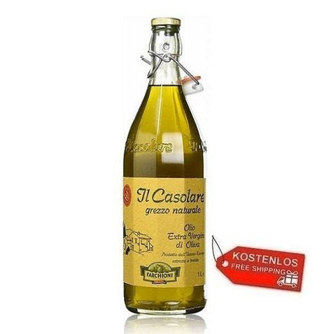 6x Farchioni Il Casolare Grezzo extra virgin olive oil 1Lt - Italian Gourmet UK