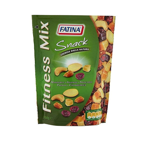 Fatina Snack Fatina Snack Fitness Mix Dried Fruits Healthy snack with almonds, pineapple, cashew nuts, papaya, cranberries 150g