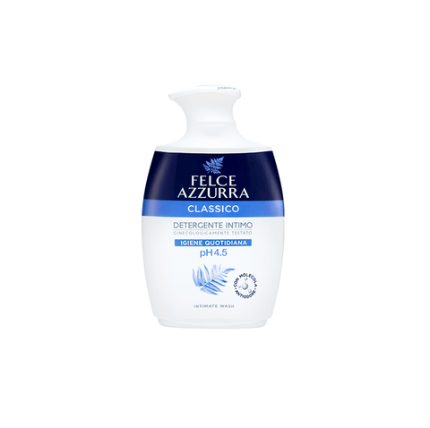 Felce Azzurra intimate soap Felce Azzurra Classico Igiene Quotidiana Detergente Intimo Intimate Soap Daily Hygiene 250ml pH 4.5