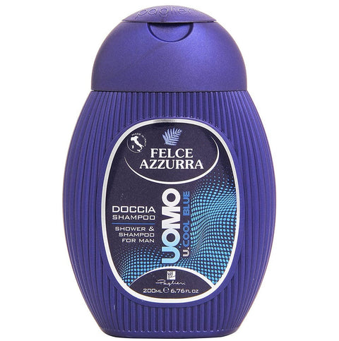 Felce Azzurra Shower gel Felce Azzurra - Doccia Shampoo, Uomo, Cool Blue, 2 in 1 Shower Shampoo 250ml 8001280023217