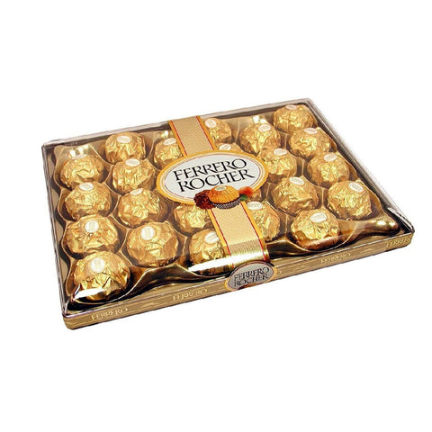 Ferrero Chocolates 1x300g Ferrero Rocher 24 Pezzi Milk Chocolate with Hazelnut Filling 300g 8000500009673