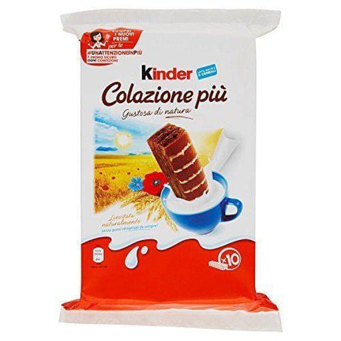 Kinder Colazione Più italian sweet snack 300g - Italian Gourmet UK