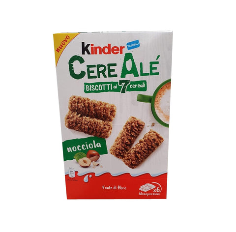 Kinder Cerealè Biscotti ai 7 cereali alla Nocciola 7 Cereal Biscuits Hazelnuts - Italian Gourmet UK