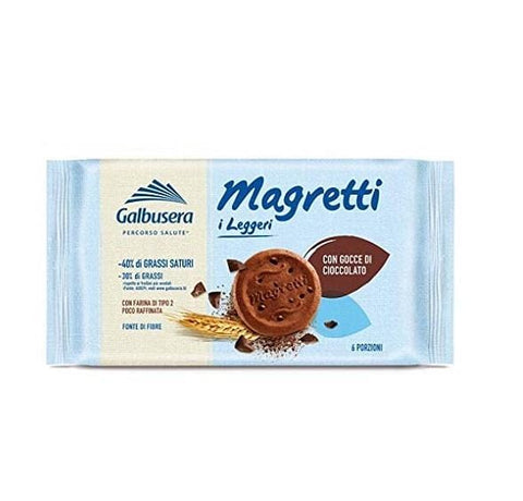 Galbusera Magretti shortbread with chocolate 260g - Italian Gourmet UK