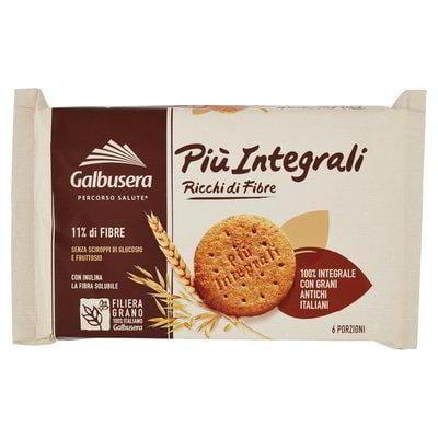 Galbusera Piu  Integrali wholemeal biscuits (330g) - Italian Gourmet UK