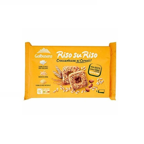 Galbusera Biscuits Galbusera Riso su Riso biscuits with cereals and almonds 240g 8002190001937