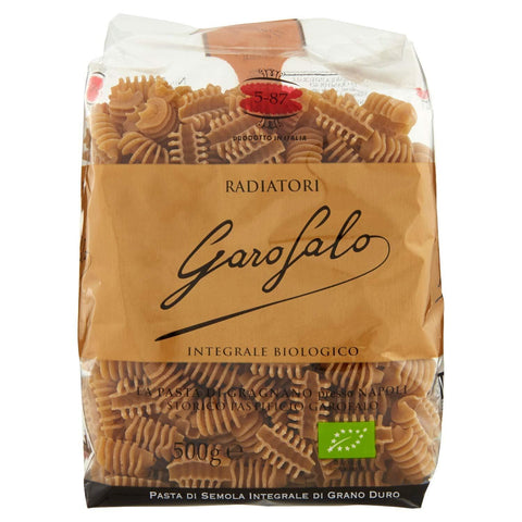 Garofalo Pasta di Gragnano integral radiatori whole wheat pasta 500g - Italian Gourmet UK