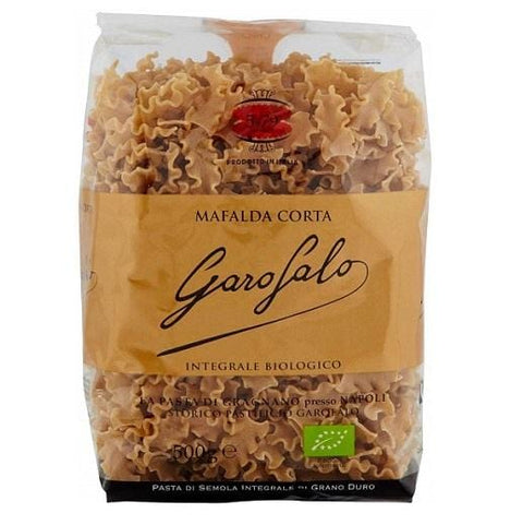Garofalo Pasta di Gragnano Integrale Mafalda Corta whole wheat pasta 500g - Italian Gourmet UK