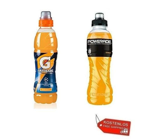Test pack Gatorade Powerade Arancia Energy Drink Orange 24x50cl - Italian Gourmet UK