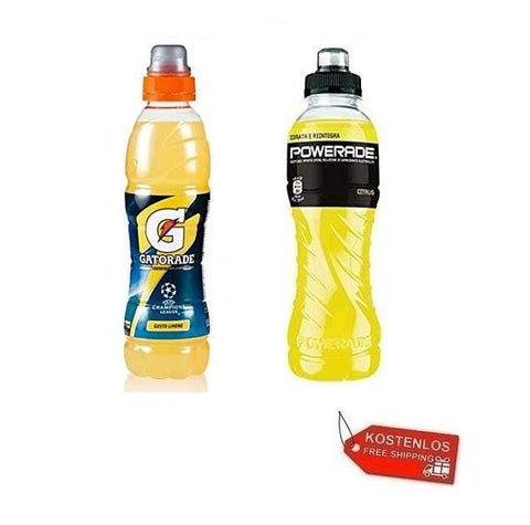 Test pack Gatorade Powerade Limone Energy Drink Lemon 24x50cl - Italian Gourmet UK