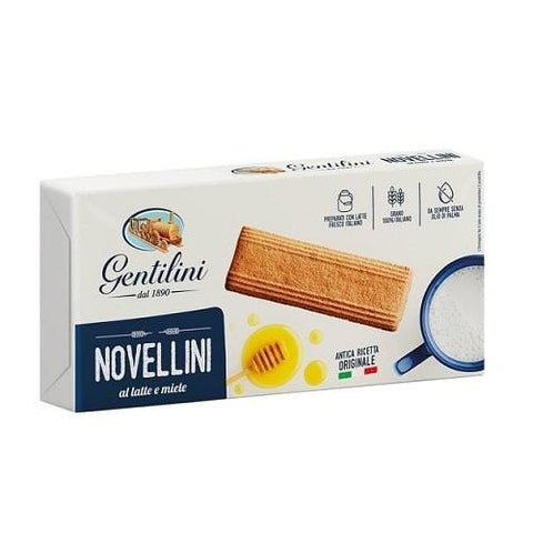 Gentilini Novellini Milch und Honig Kekse 250g - Italian Gourmet UK