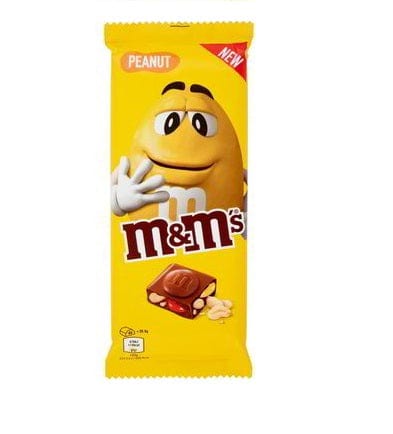 Italian Gourmet UK 1x165g Milk chocolate tablet with M&MS with peanuts 165gr 5000159516235