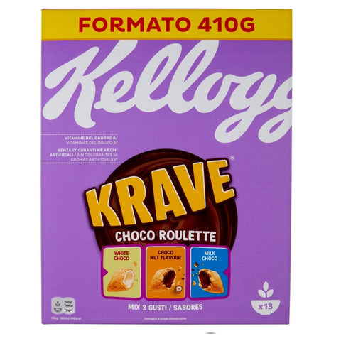 Kellogg Cereals Kellogg's Krave Choco Roulette Cereals 410g 5053827135313