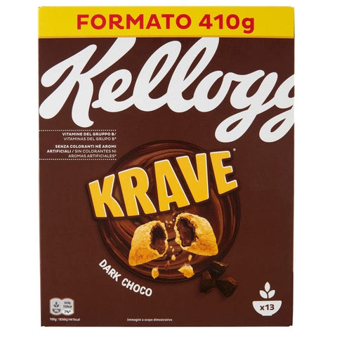 Kellogg Cereals Kellogg's Krave Dark Choco Flavour cereals 410g 5059319004792