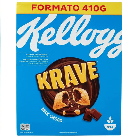 Kellogg Cereals Kellogg's Krave Milk Choco Flavour cereals 410g 5050083919916
